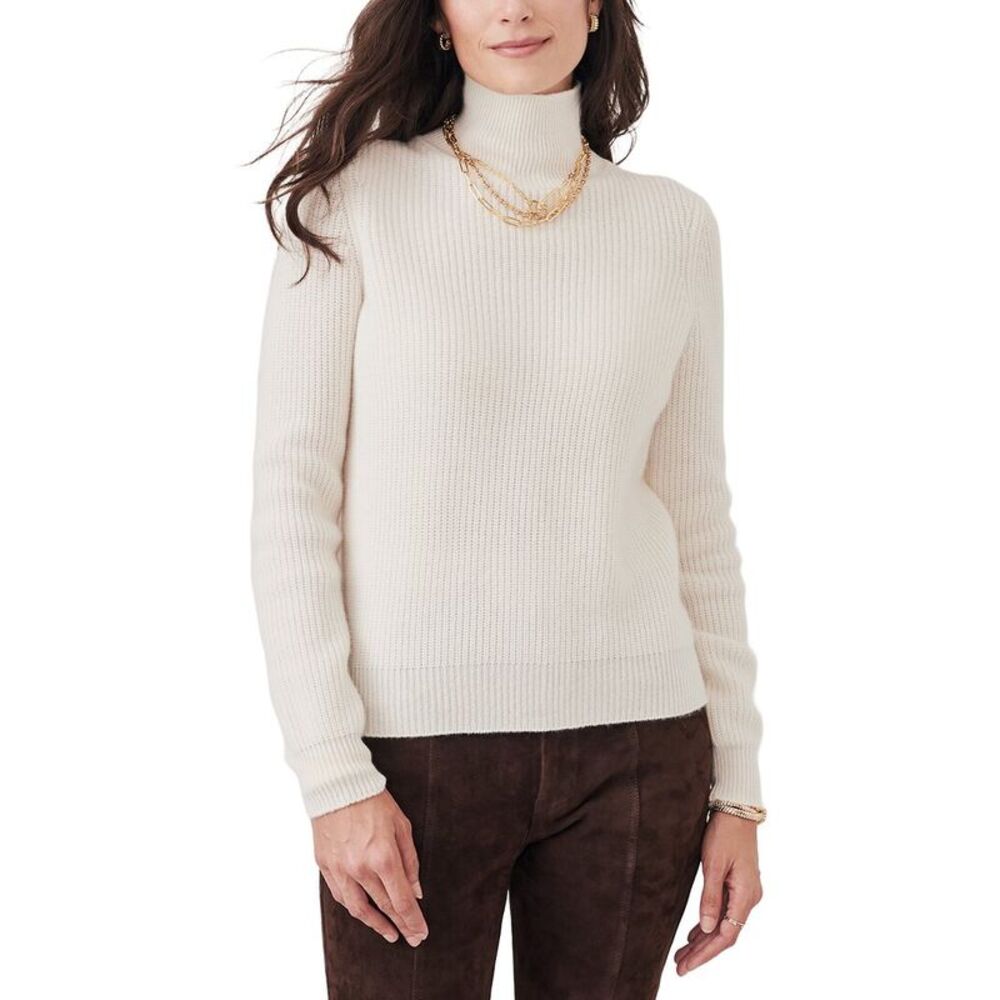 J.Mclaughlin Womens  Amelia Sweater, White